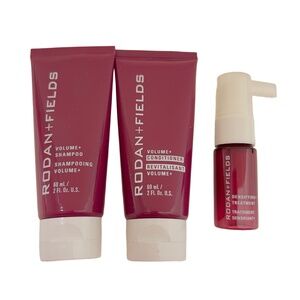 Rodan + Fields Volume+ Shampoo Conditioner Treatment Travel Kit NEW